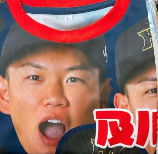 阪神タイガース 顔柄Tシャツ シークレット 及川