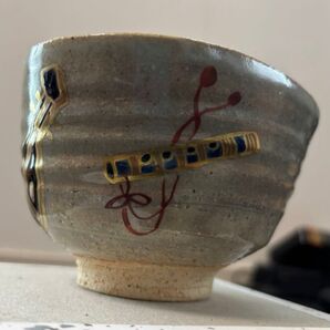 茶道具 抹茶茶碗 宝絵金彩