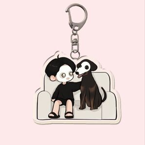BTS アクリルキーリング グク バム