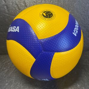 美品 ミカサ MIKASA バレーボール5号球 国際公認球 V200W MIKASA 検定球