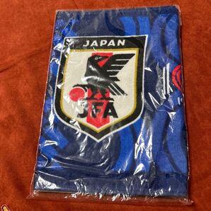 サッカー日本代表 サムライブルー タオルマフラー 未使用