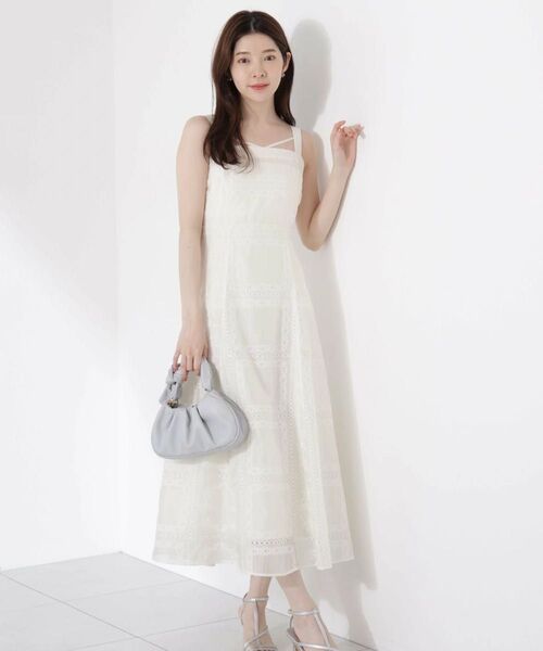 PROPORTION BODY DRESSING シアーパネルレースワンピース