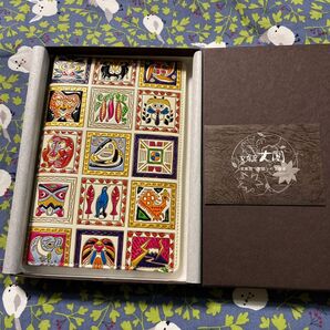 【新品未使用品】文庫屋大関 パーソナルホルダー 絢爛柄アフリカ 個性的で楽しい柄