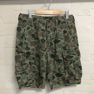  American Eagle short pants W28 Duck duck camouflage cargo pants shorts camouflage AMERICAN EAGLE