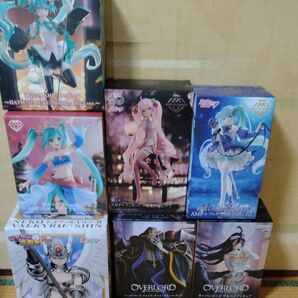 【7点セット】初音ミク、オーバーロード フィギュア まとめ売り