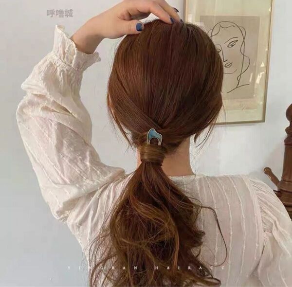 ヘアアクセサリー 結婚式 成人式 入学式 髪飾り ヘッドドレス バレッタ ヘアクリップ ヘアピン髪飾り 3図 1本