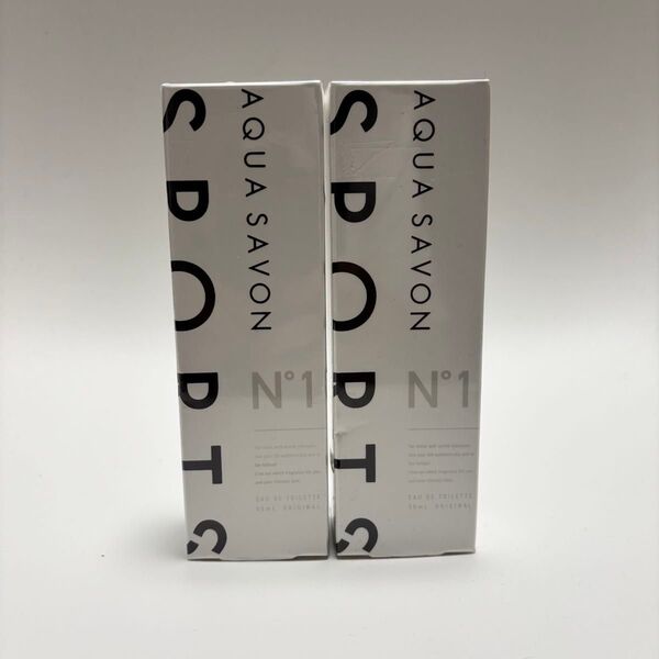 AQUA SAVON SPORTS アクアシャボン スポーツ オードトワレ No.1 21S 50ml 2個