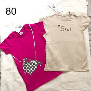 Tシャツワンピース 80 女の子 Devirock 未使用