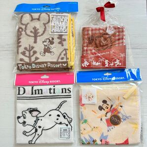 ディズニー ウォッシュタオル 101匹 ハピネスエブリウェア ワッフル ミッキー TDR
