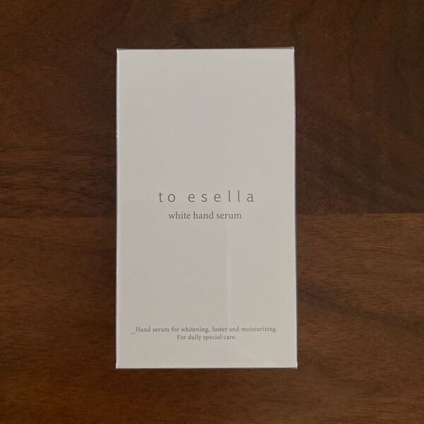 to esella ホワイトハンドセラム