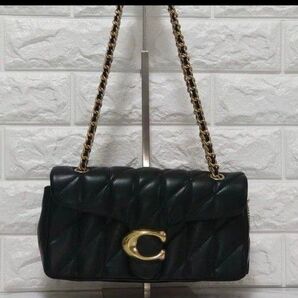 本日限定特価♪新品未使用♪coach タビー ショルダー バッグ 26・キルティング ゴールド CP150
