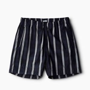 『値下げ交渉可』PHIGVEL STRIPE CHECK EASY SHORTS フィグベル サイズ2 イージーショーツ 短パン