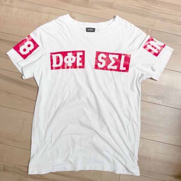 DIESEL(ディーゼル) デザイン プリントTシャツ メンズ トップス M