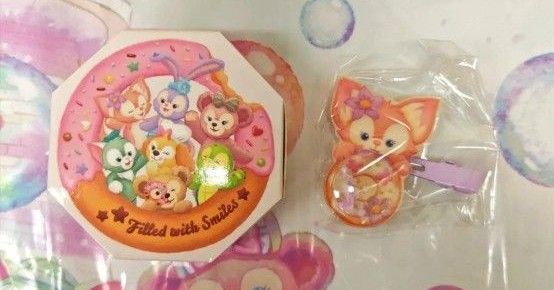 ディズニー ダッフィー&フレンズ フィルドウィズジョイ ヘアクリップ リーナベル