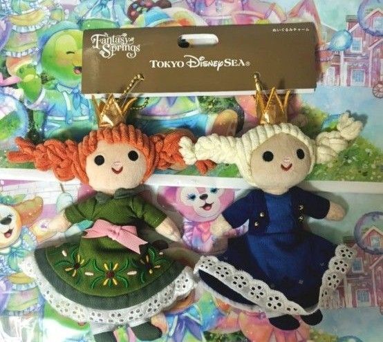ディズニー ファンタジースプリングス アナと雪の女王 ぬいぐるみチャームセット