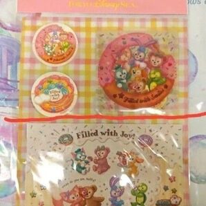 ディズニー ダッフィー&フレンズ フィルドウィズジョイ ポストカード シール付き