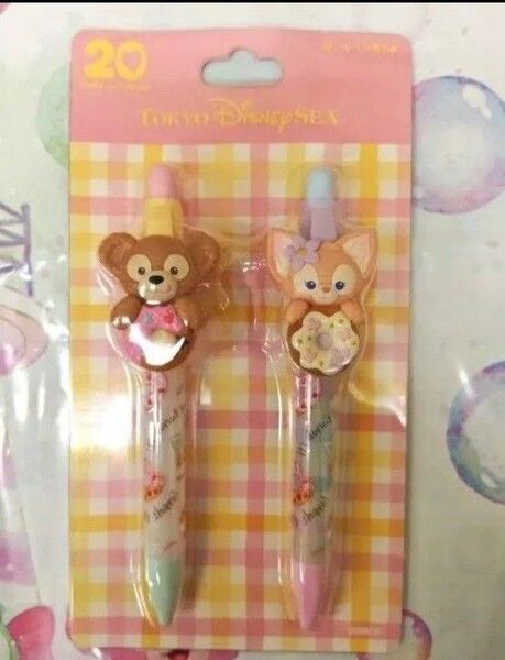 ディズニー ダッフィー&フレンズ フィルドウィズジョイ ボールペン 2本セット