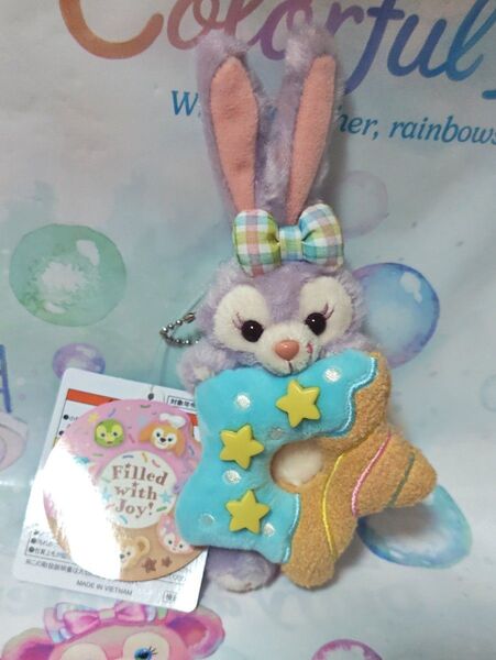 ディズニー ダッフィー&フレンズ フィルドウィズジョイ ステラルー ぬいぐるみバッジ