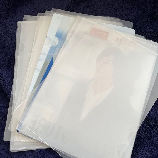 中古A4クリアファイル20枚
