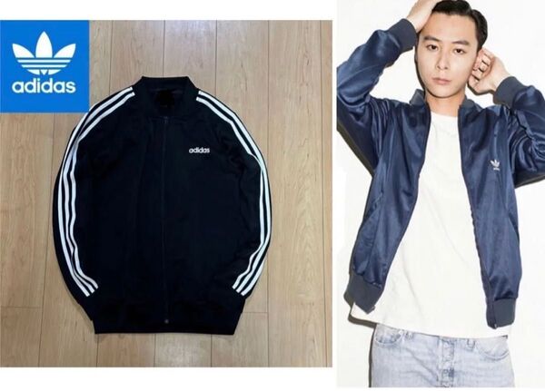 アディダス adidas ジャージ トレフォイル オリジナルス ベッケンバウアー ATP トラックジャケット ロゴ ライン 2XL