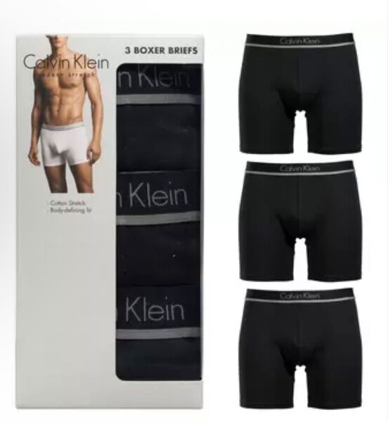 【Sサイズ】カルバンクライン メンズ ストレッチボクサー 3枚組 カルバンクライン Calvin klein ボクサーパンツ