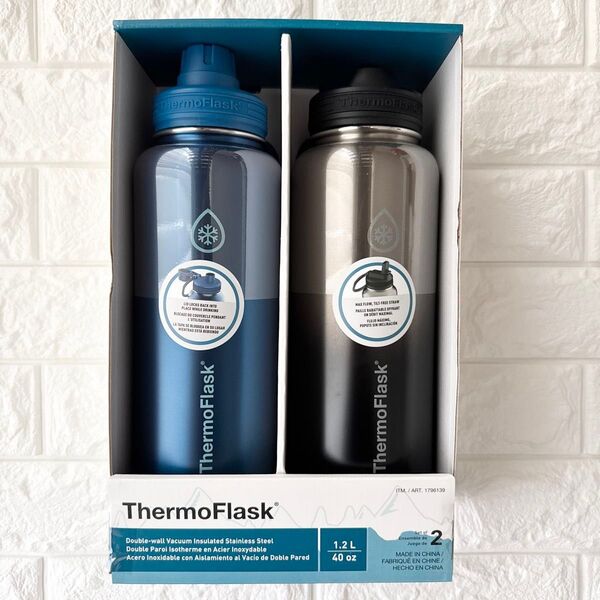 THERMOFLASK ステンレス真空断熱ボトル 1.17L 2PCサーモス 水筒