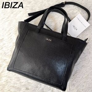 【新品未使用】イビサ レルシール やぎ革 2wayバッグ ハンドバッグ ショルダーバッグ