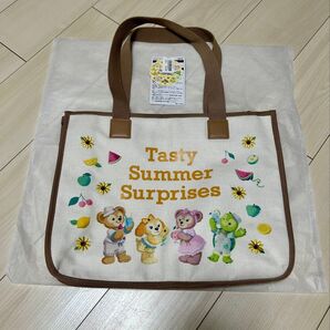 ディズニーシー ダッフィー&フレンズ テイスティサマーサプライズ トートバッグ ダッフィー クッキーアン シェリーメイ オルメル