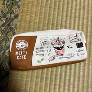 未使用☆MELTY CAFE 筆箱 飲み物とスイーツデザイン ペンケース