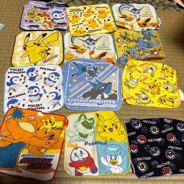 保育園、幼稚園のハンドタオルに!ポケットモンスター