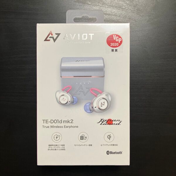 【新品未開封】AVIOT TE-D01d mk2 パール ワイヤレスイヤフォン