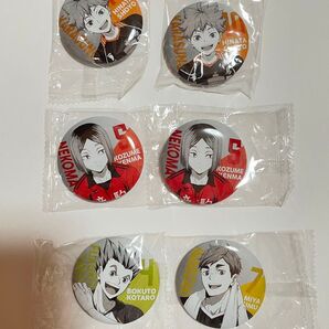 ハイキュー ジャンプフェスタ タカラトミー ガチャガチャ break time 缶バッジ 日向翔陽 孤爪研磨 宮侑 木兎光太郎