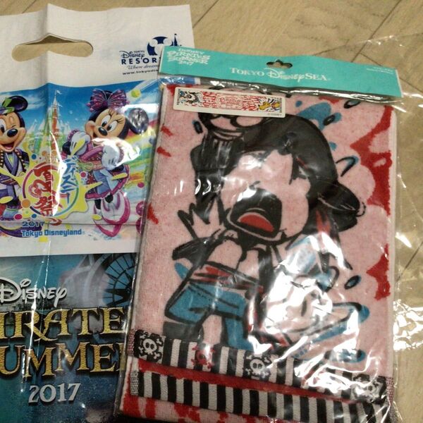 ディズニーシー マフラータオル 東京ディズニーリゾート パイレーツサマー パイレーツオブカリビアン ミッキー 海賊 2017