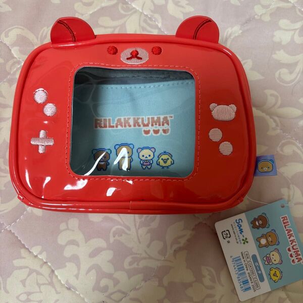 ゲーミング リラックマ ポーチ ゲーム入れ おもちゃケース Switchケース サンエックス