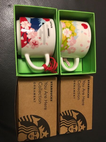 スターバックス デミタスカップ スタバ JAPAN 日本限定 春 富士山 だるま 桜 寿司 オーナメント