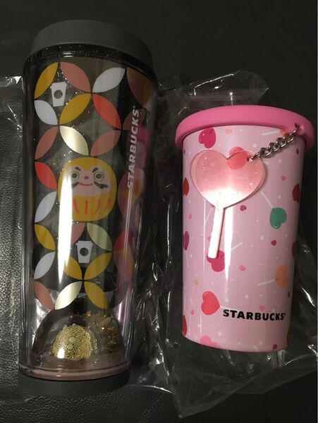 スターバックス ステンレスボトル タンブラー 水筒 ステンレスカップ ステンレスタンブラー バレンタイン だるま ハート