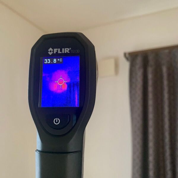 サーマルイメージ放射温度計 ミニ FLIR TG130 フリアー スポットサーマルカメラ【中古品】