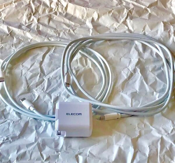 ELECOM 充電器 PD 30W ライトニング60W タイプ C 100W