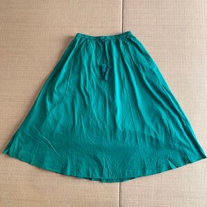 GLOBAL WORK グローバルワーク フレア スカート グリーン