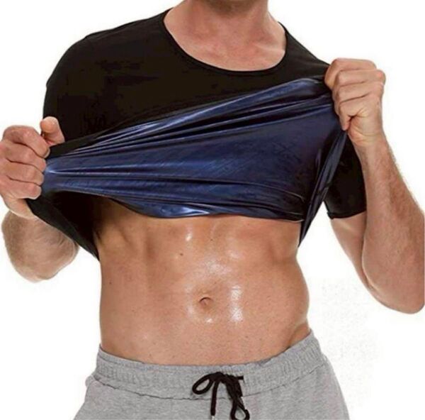 サウナシャツ 2XL 発汗 Tシャツ トレーニング ランニング ダイエット 黒 プレゼント