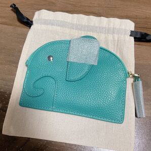 マルチポーチ 幸せを呼ぶゾウ カードケース キーケース 小銭入れ 小物入れ