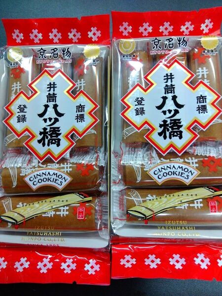 井筒 八ツ橋焼せんべい 短冊■3枚が10袋=30枚 これが2袋 計60枚