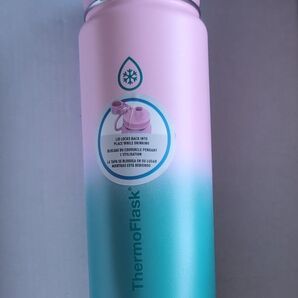 ThermoFlask 水筒 ピンク/エメラルドグリーン 710ml 新品