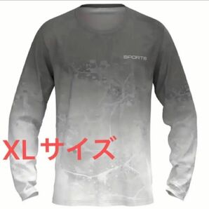 メンズ マルチカラー ラッシュガード 速乾性 ハイストレッチ クルーネック 釣り サイクリング ランニング ジョギング アウトドア