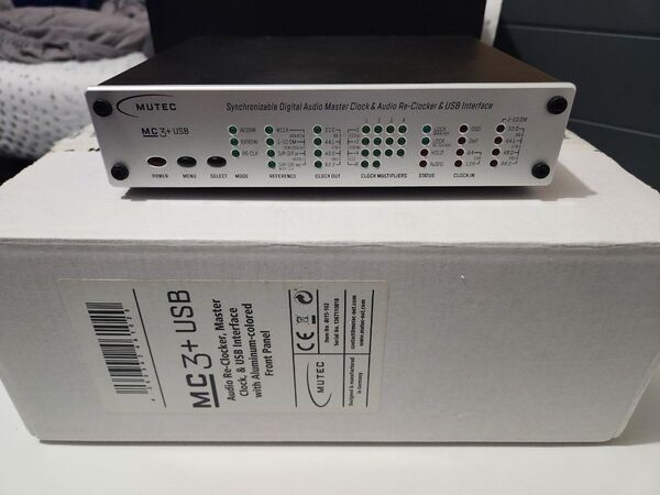 MUTEC MC-3+USB Aluminum 国内正規品 マスター・クロックジェネレーター USB DDC