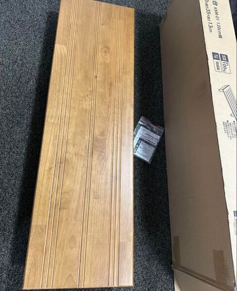 踏み台 玄関 木製 玄関踏み台 120cm ブラウン 幅120×奥行35×高さ13cm 木製 ステップ 木製 日本製 天然木 新品