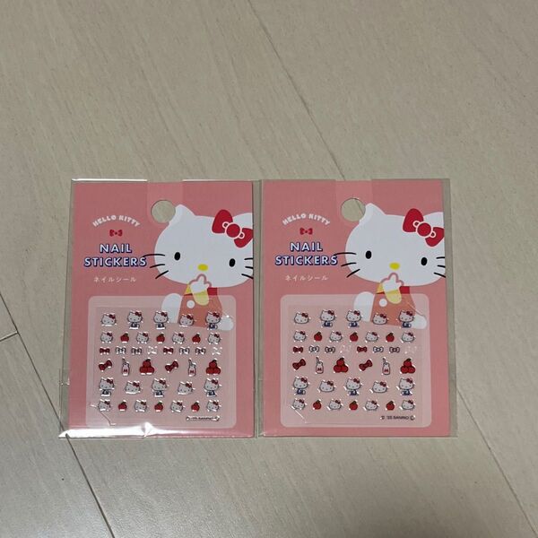 Sanrio ネイルシール(DAISO)ハローキティ
