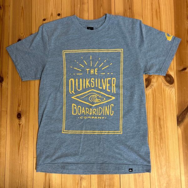 QUIKSILVER クイックシルバー Tシャツ ロゴ ブルー系