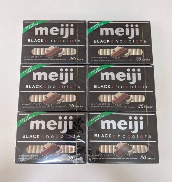明治 ブラックチョコレート 26枚×6箱