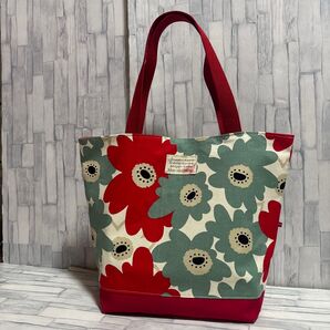大きめサイズ トートバッグ 帆布 ハンドメイド